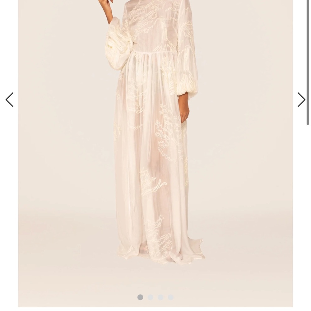 Agua by agua Bendita white Floral maxi dress
